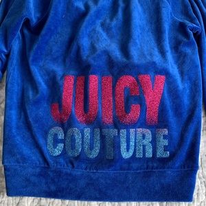 Velour Juicy Couture sweatshirt